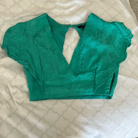 Forever 21 Teal Matching Set - Flutter Sleeves & Skort - Picture 6 of 16